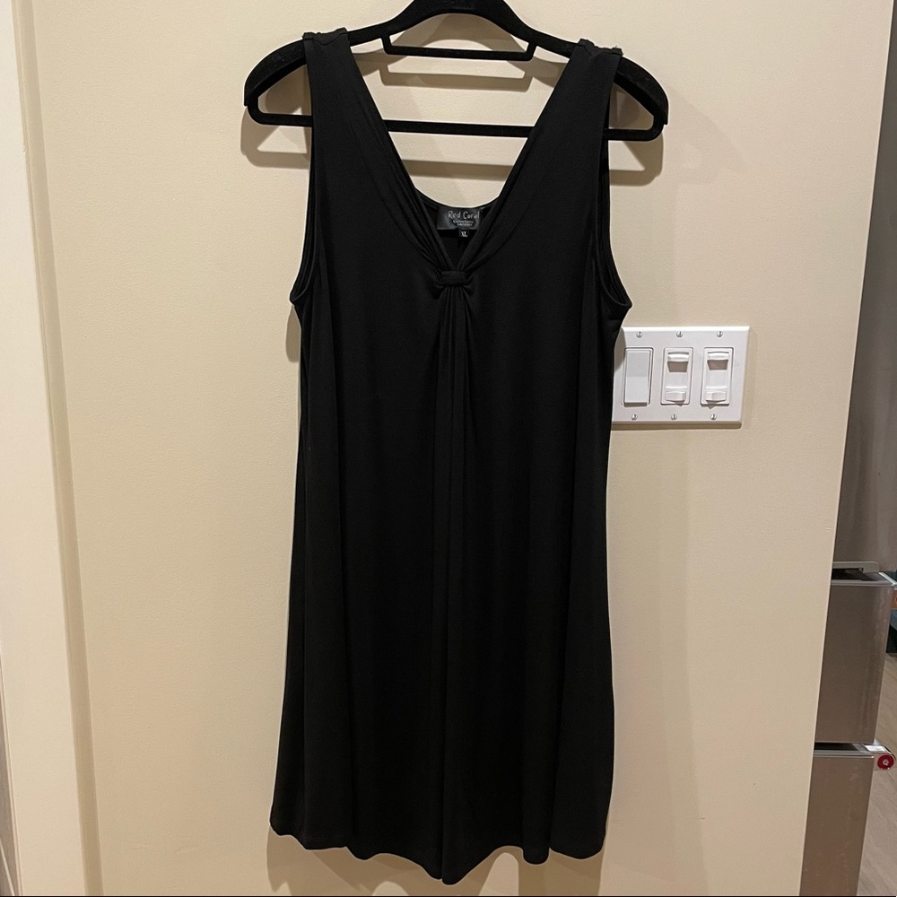 BNWT Ref Corsl black sleeveless dress with stretch fabric. Size XL